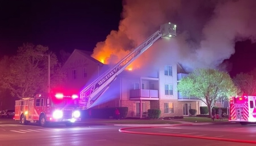 Fort Worth crews battle 6-alarm fire at apartment building