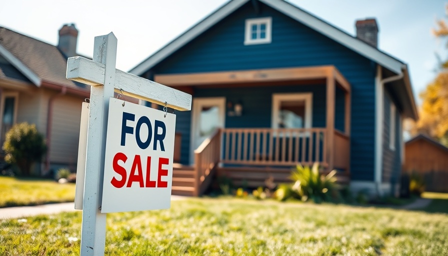 Blue house with 'For Sale' sign highlighting San Antonio property tax rate increase.