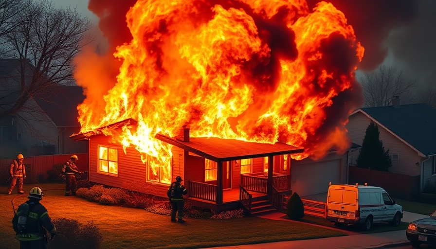 Intense house fire in southwest Houston with firefighters battling flames.