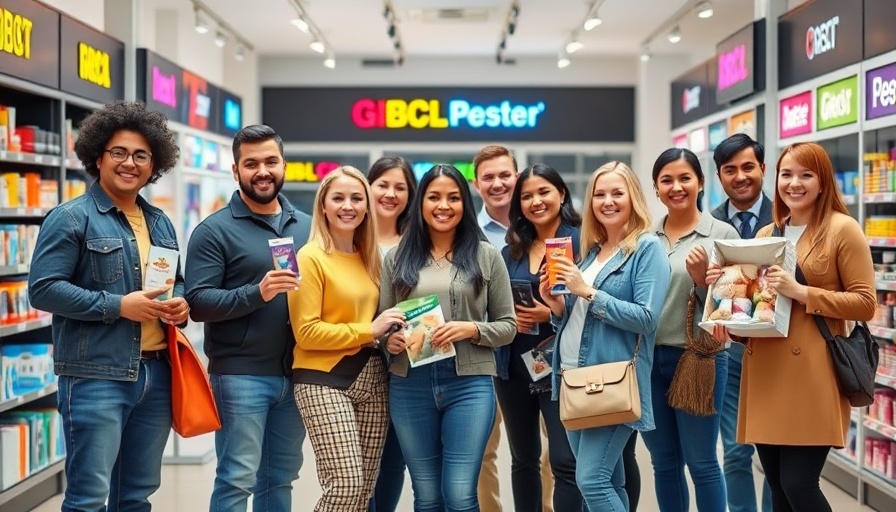 Houston exclusive ABC discounts promotion event with showcased products.