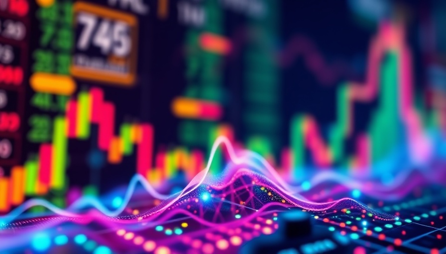 Vibrant cryptocurrency investment surge concept with rising digital graph.