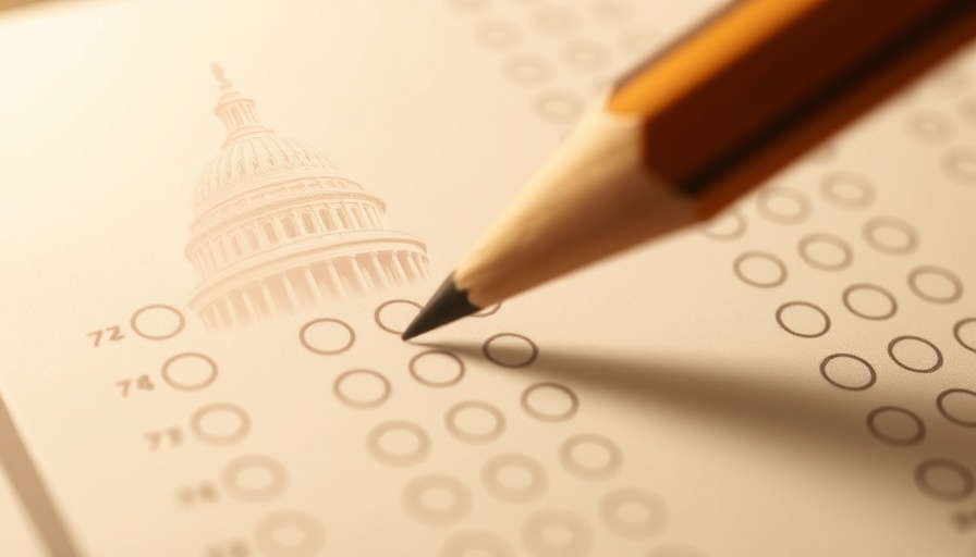 STAAR Testing Reform Texas: Scantron and Capitol dome symbolism.