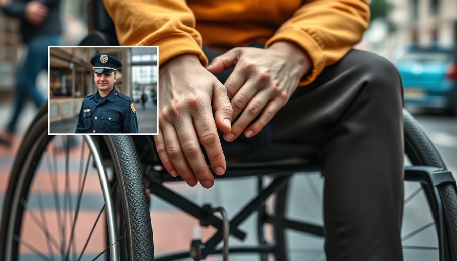 Houston news: Person in wheelchair with inset images of another individual.
