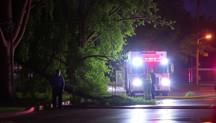 Crews work to restore power after tree falls on SUV, injuring driver in Dallas