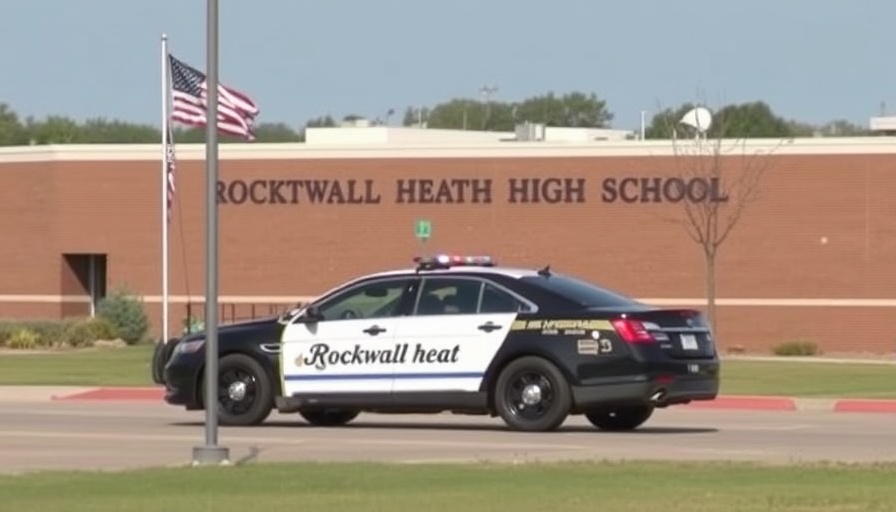 Baby found dead in vehicle at Rockwall Heath High School, police say