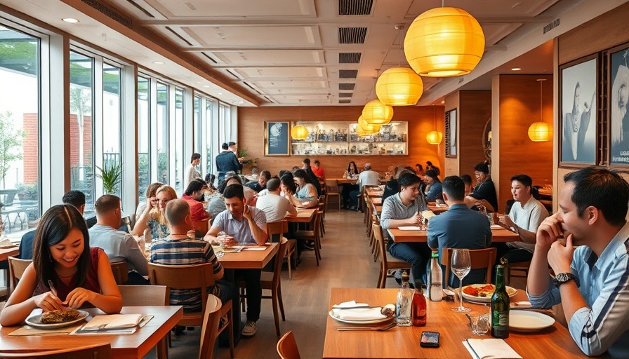 Modern restaurant interior representing Chick-fil-A International Expansion concept.