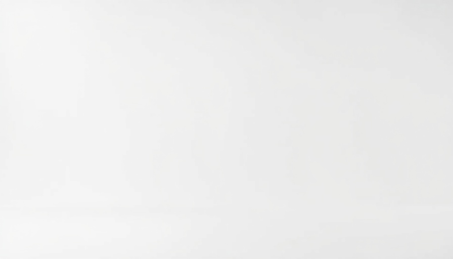 Minimalistic white background representing a blank slate.