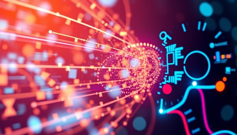 Abstract view of AI's impact on marketing creativity.