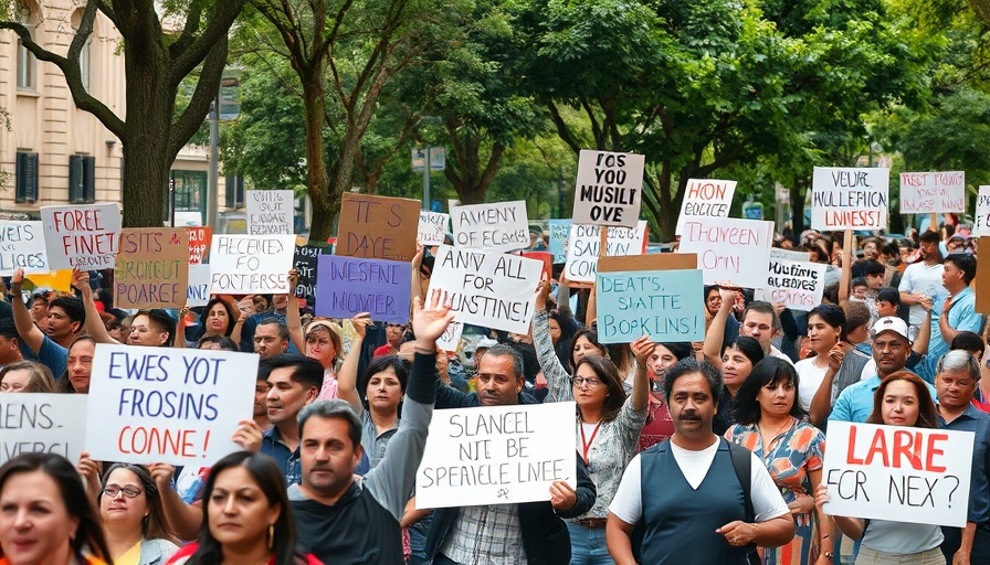 Bexar County venue tax election protest with opposing signs.