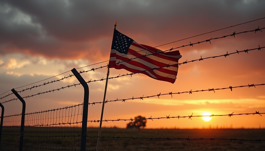 Texas News: Barbed wire fence under cloudy sky