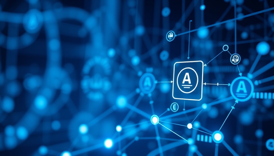 AI-Powered Patent Check visual with AI networks and patents.