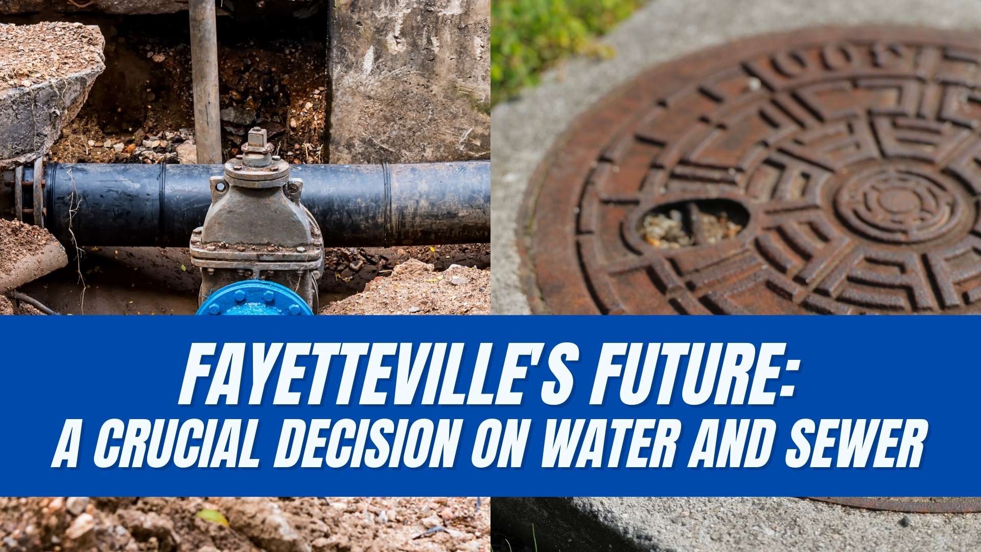 Woman explaining passionately related to Fayetteville water and sewer bond.