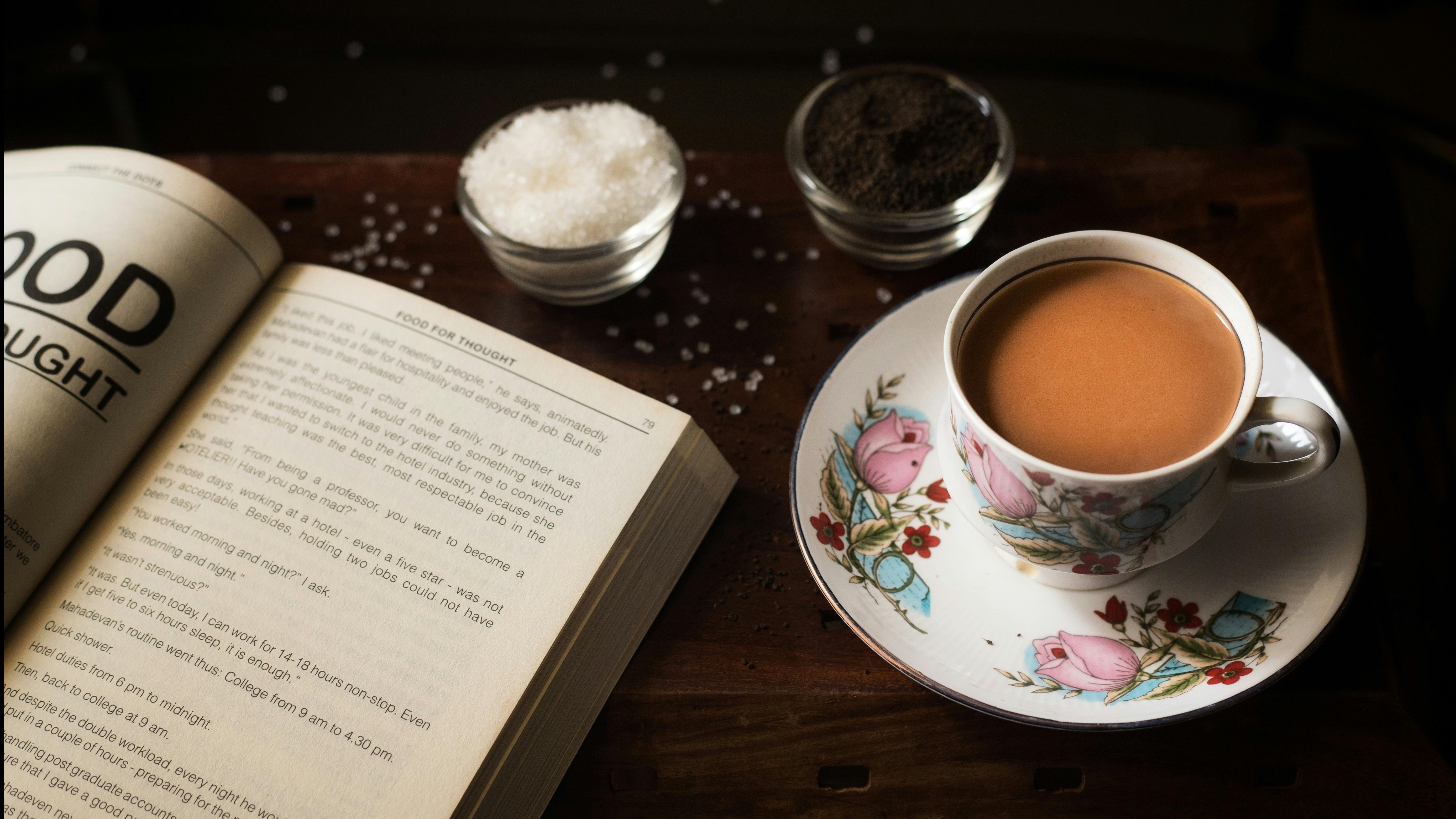 Ceramic tea set displayed for International Tea Day.