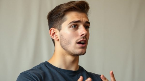 Young male addressing audience on Fayetteville City Council school rezoning.