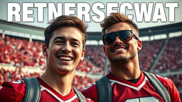 Dynamic Razorback Signing Day Recap poster with stadium backdrop.