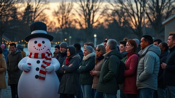 People in Northwest Arkansas attending an evening event about food insecurity.