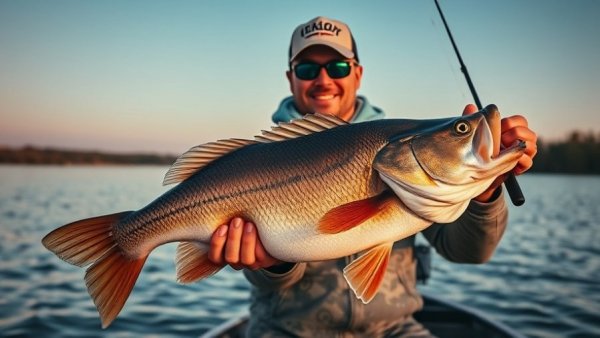 Arkansas Legacy Lunkers Program participant holding large fish.