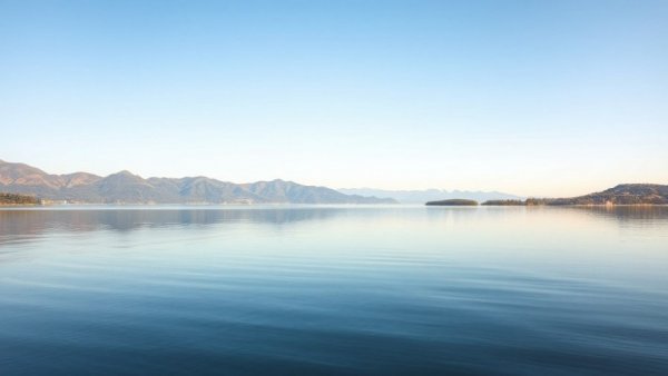Tranquil lake at dawn in Little Rock, serene and scenic reflection.