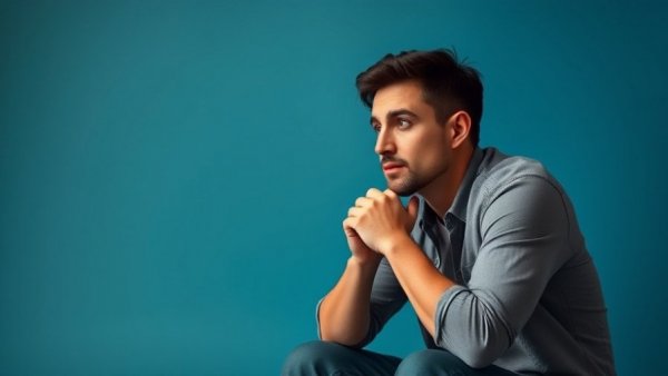 Thoughtful man contemplating TikTok reactions about Northwest Arkansas.