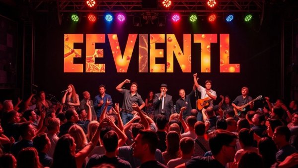 Northwest Arkansas Events promotion poster with diverse performers.