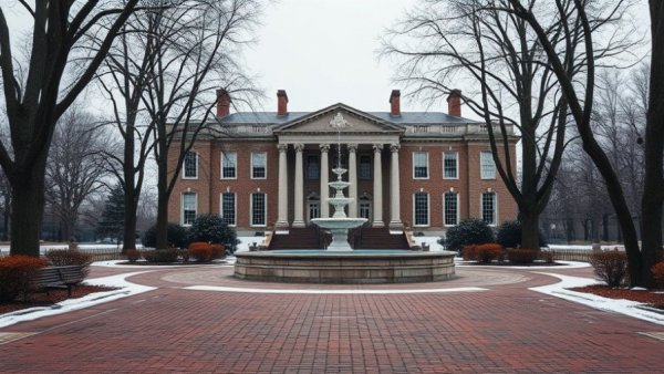 Grand historic mansion in Arkansas, exploring history.