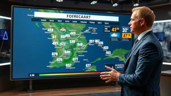 Meteorologist presenting weather forecast for Weekend Adventures in Arkansas