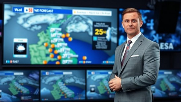 Meteorologist discussing the weather, staying warm and breezy in Arkansas.