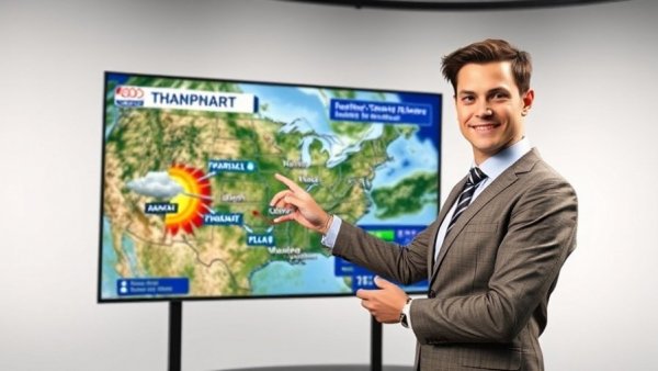 Arkansas Weather forecast by meteorologist displaying temperatures.