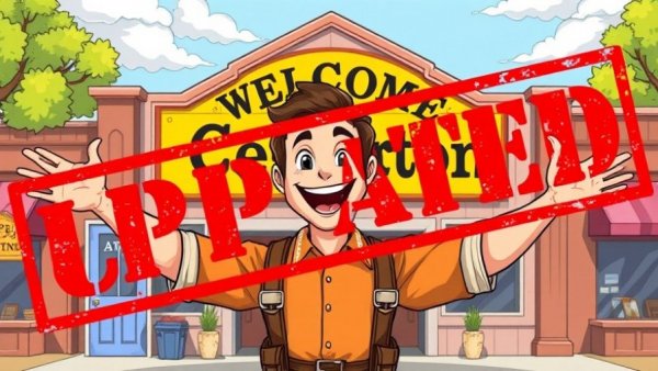 Centerton Arkansas affordable living welcome sign with smiling man