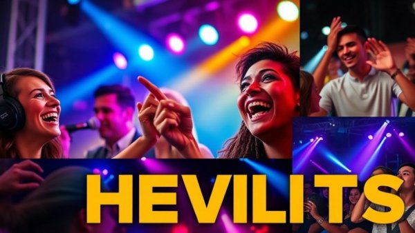 Dynamic collage of Northwest Arkansas events with vibrant performers.