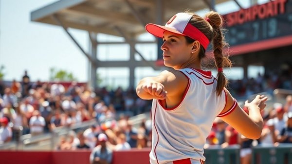 Arkansas player pitching during Game 3 against Missouri.