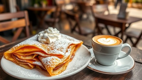 Explore Conway this summer with delicious crepes at a café.