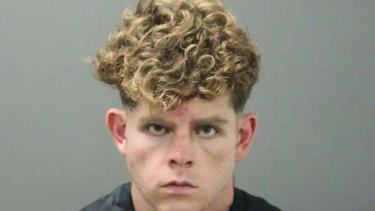 Photorealistic portrait of a young person with curly hair.