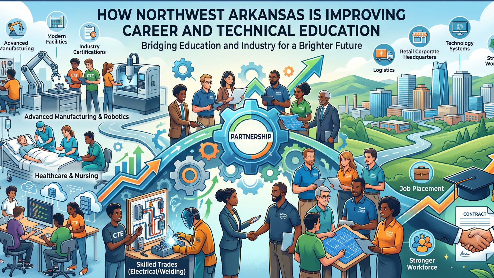 Career and Technical Education in Northwest Arkansas practical training