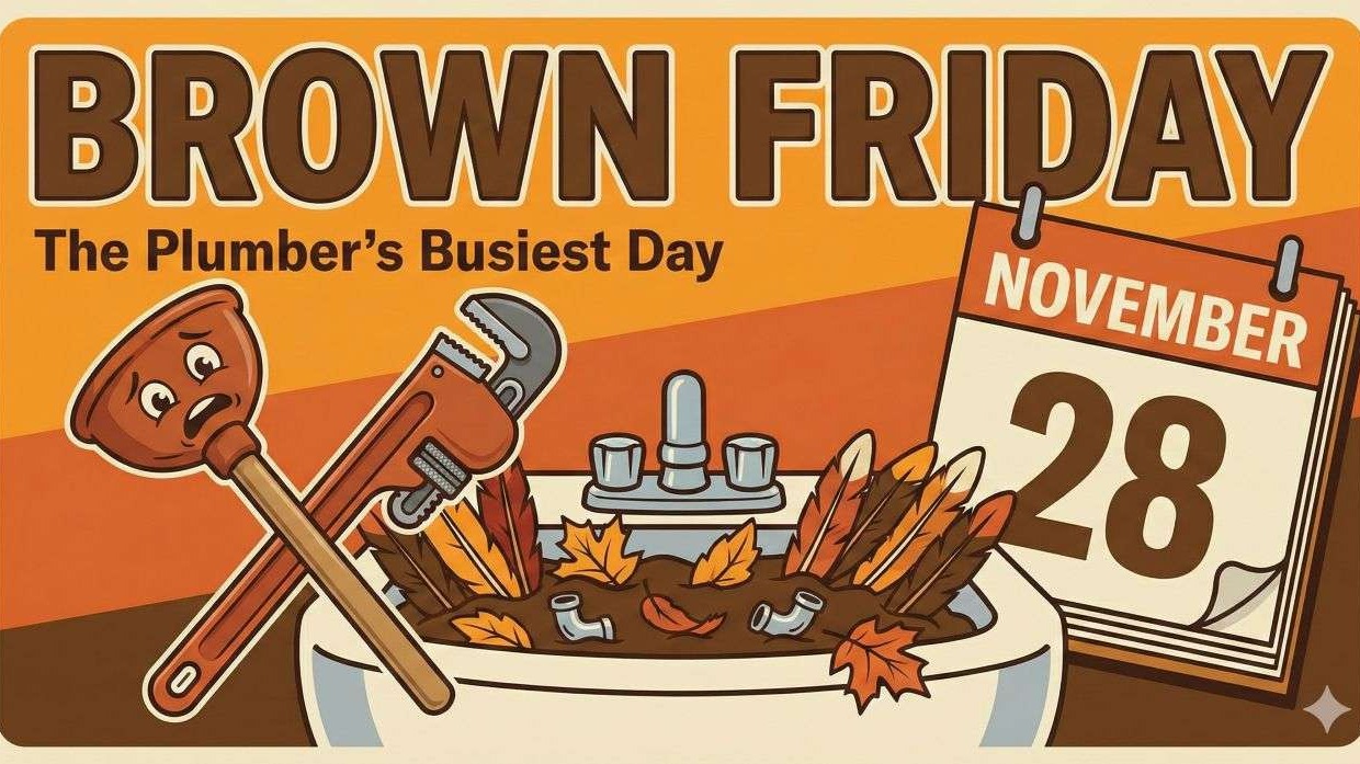 Brown Friday the biggest day of the year for plumbers.