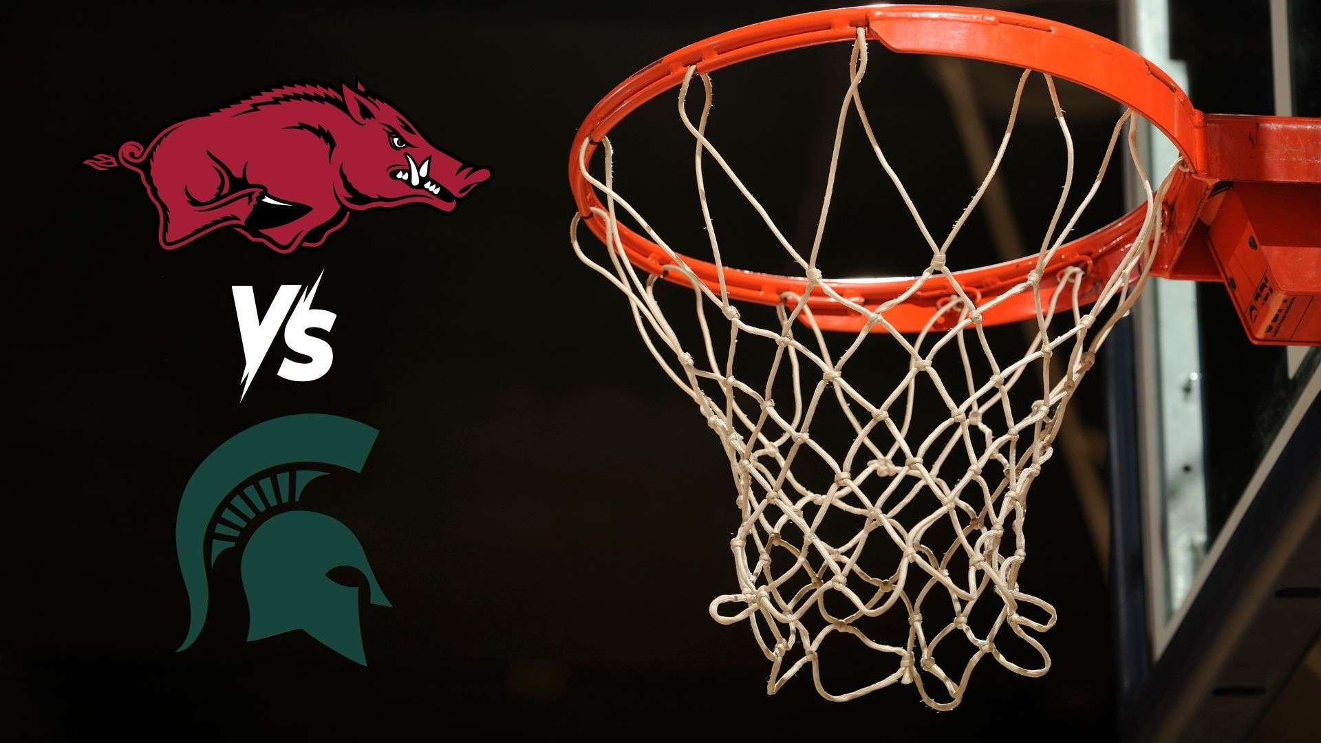 Arkansas Razorbacks basketball team preparing for road game with coach.