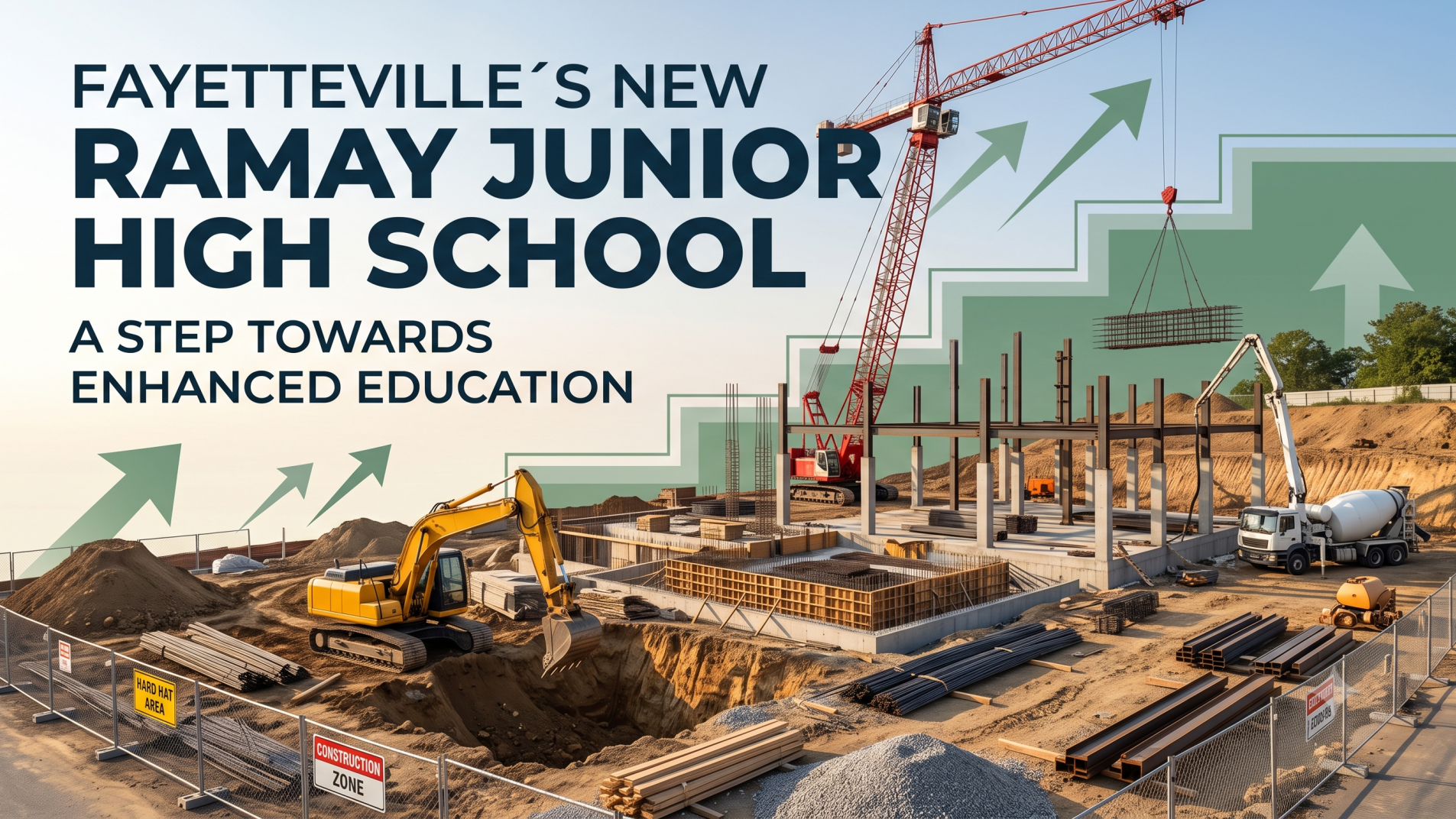Ramay Junior High School construction groundbreaking ceremony