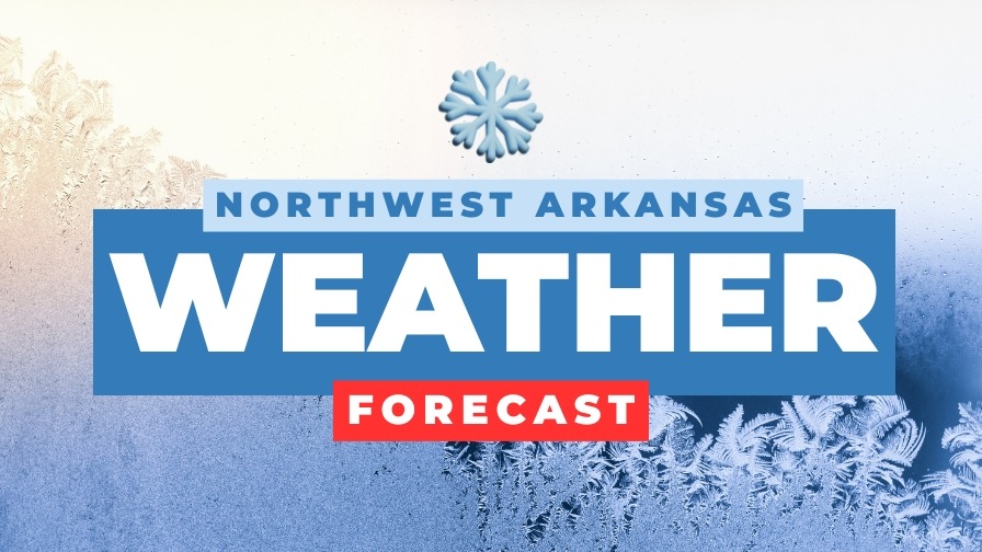 Latest weather forecast display with temperatures and icons for tomorrow.