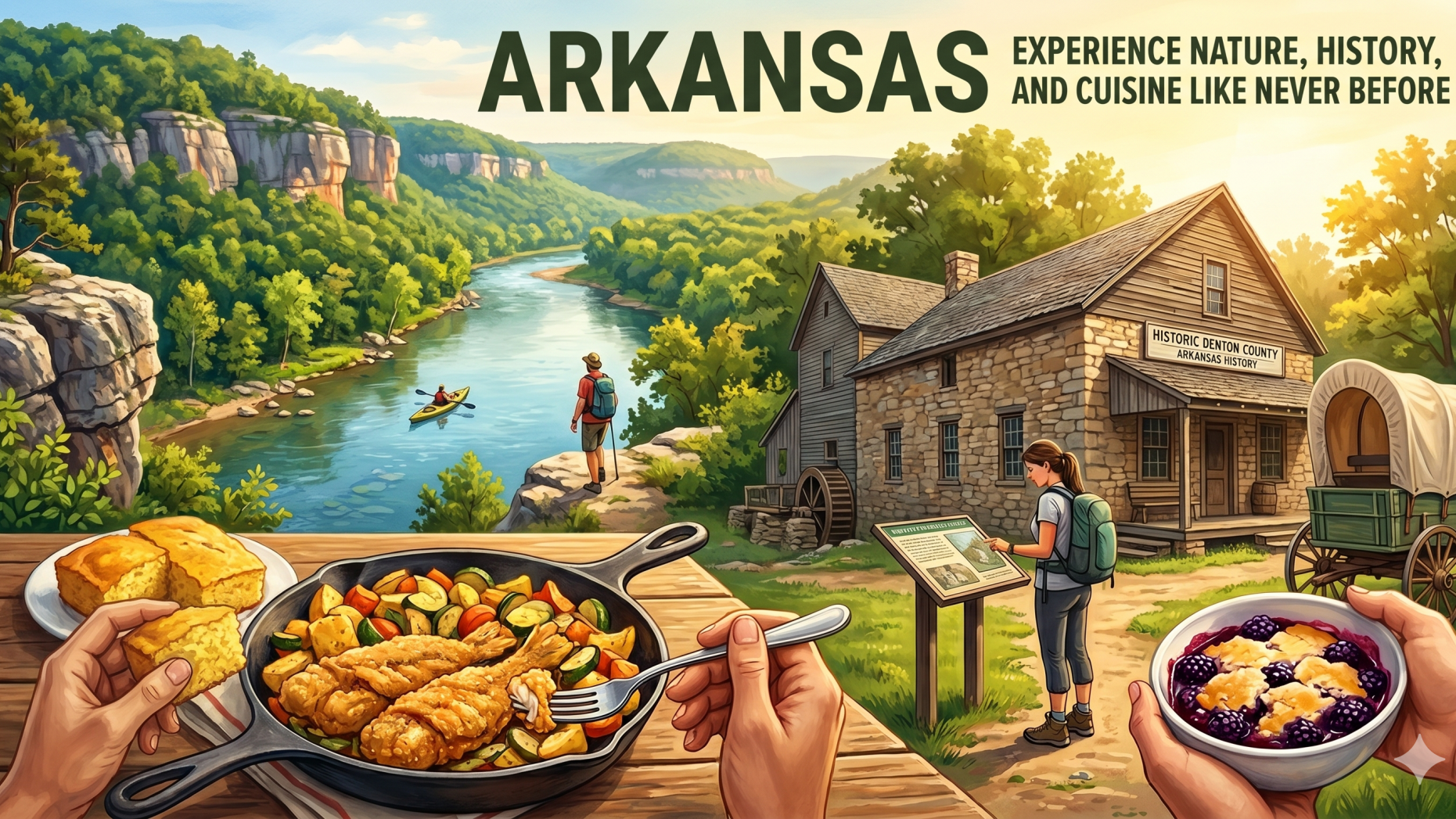 Artisan crafting in dim workshop, Arkansas experience