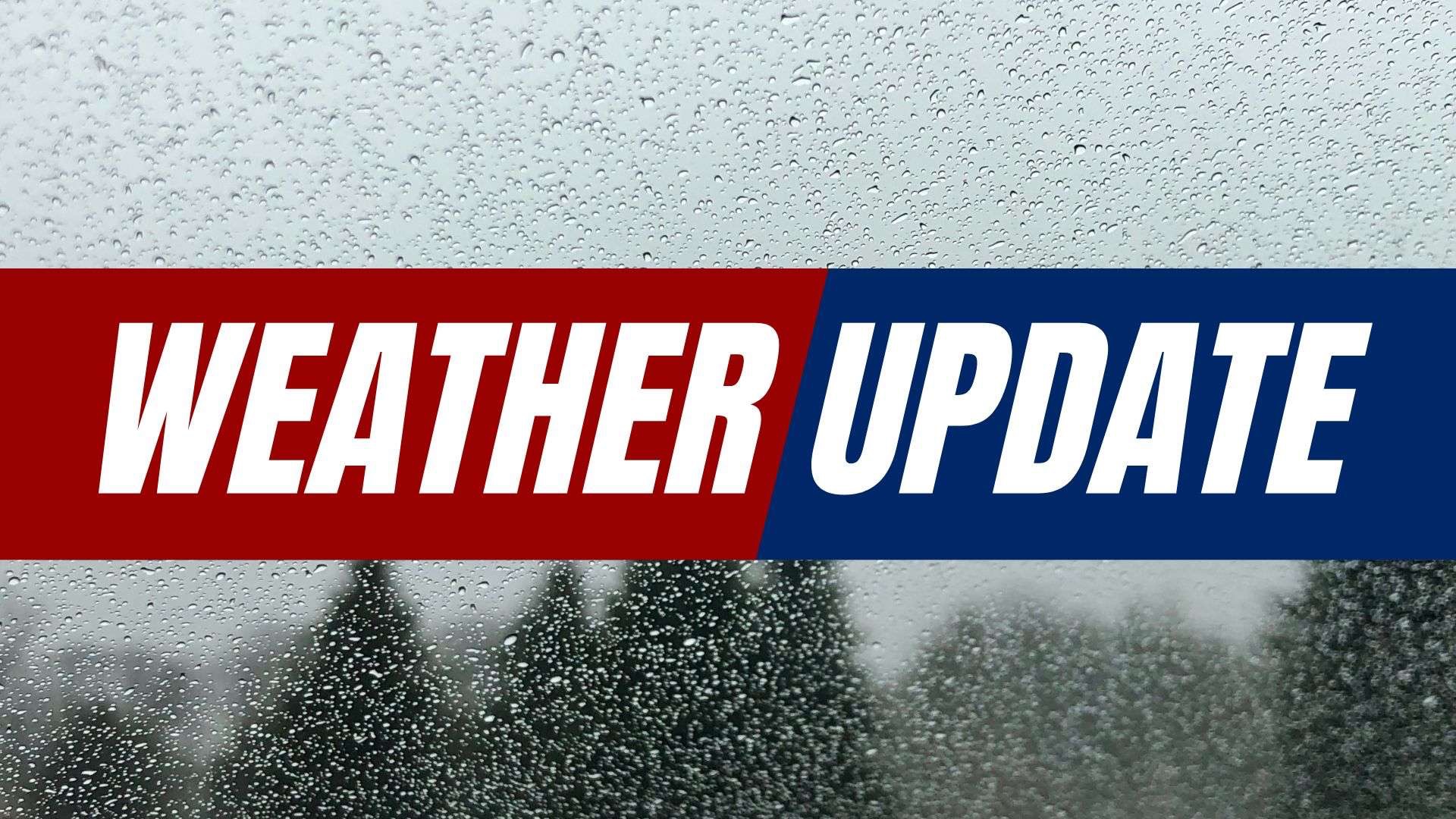 Friday's Forecast map showing meteorologist presenting storm conditions.
