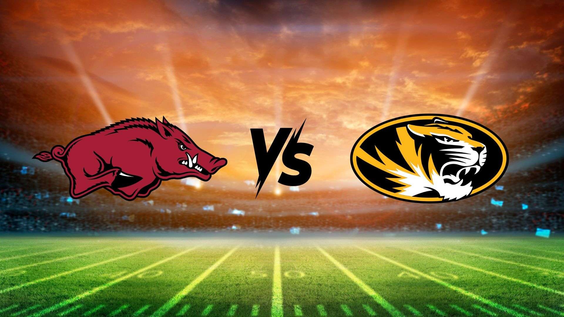 Arkansas vs. Missouri Game Analysis postgame banner.