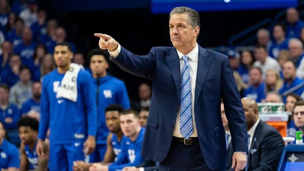 Razorbacks coach discusses team strategy adjustments during a game.