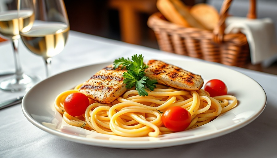 Delicious pasta dish at best Eureka Springs restaurants.