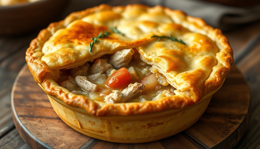 Celebrating National Great American Pot Pie Day with a comforting homemade pot pie.