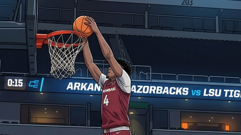 Arkansas Razorbacks Basketball Transfer Portal discussion featuring Georgia player.