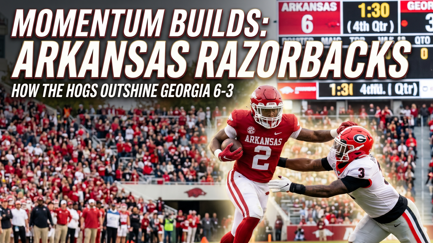 Arkansas Razorbacks athletes at press conference discussing game