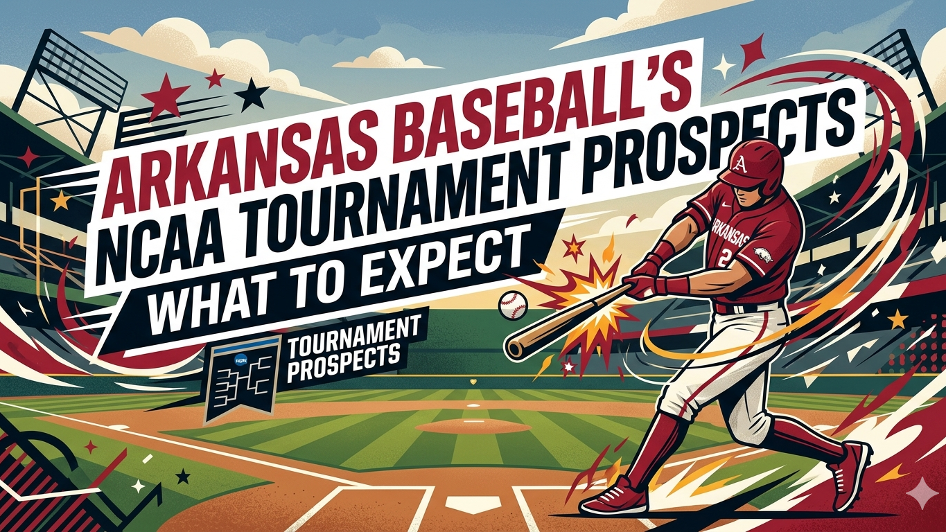 Arkansas Baseball NCAA Tournament Outlook: Player at stadium.