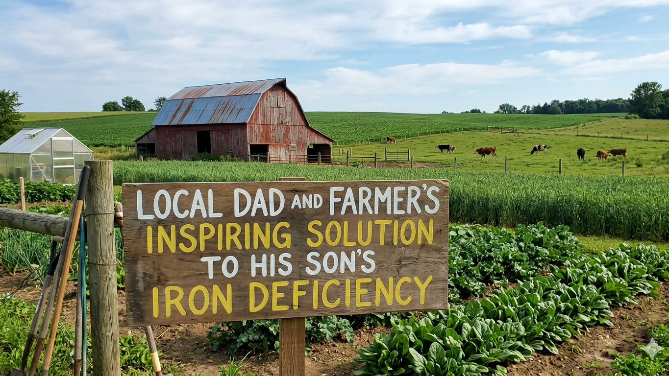 Local Dad passionately shares story of son's iron deficiency cure in a podcast.