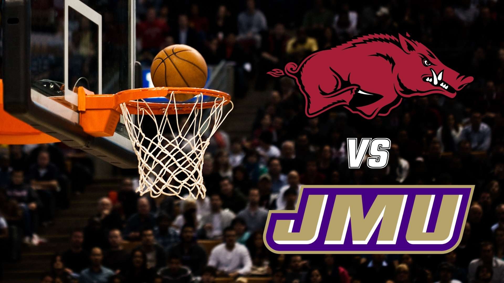 Arkansas Razorbacks Postgame Reaction with enthusiastic hosts in sports broadcast.