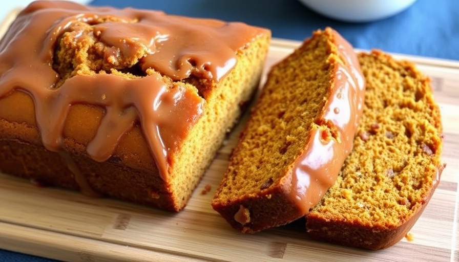 Maple Glazed Pumpkin Bread (With Almond Flour)